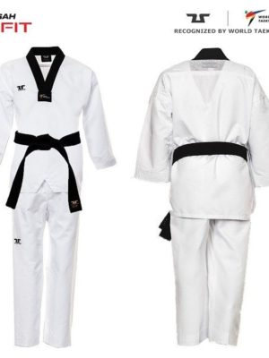 TUSAH - Black Collar EZ-Fit Fighter Uniform