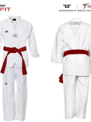 TUSAH - White Collar EZ-Fit Fighter Uniform